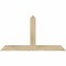 Ekena Millwork Portland Rough Sawn Timber Gable Bracket, Douglas Fir, 48"W x 26"H x 2"D x 4"F, 13/12 Pitch GBW048X26X0204POR00RDF - alternate 1